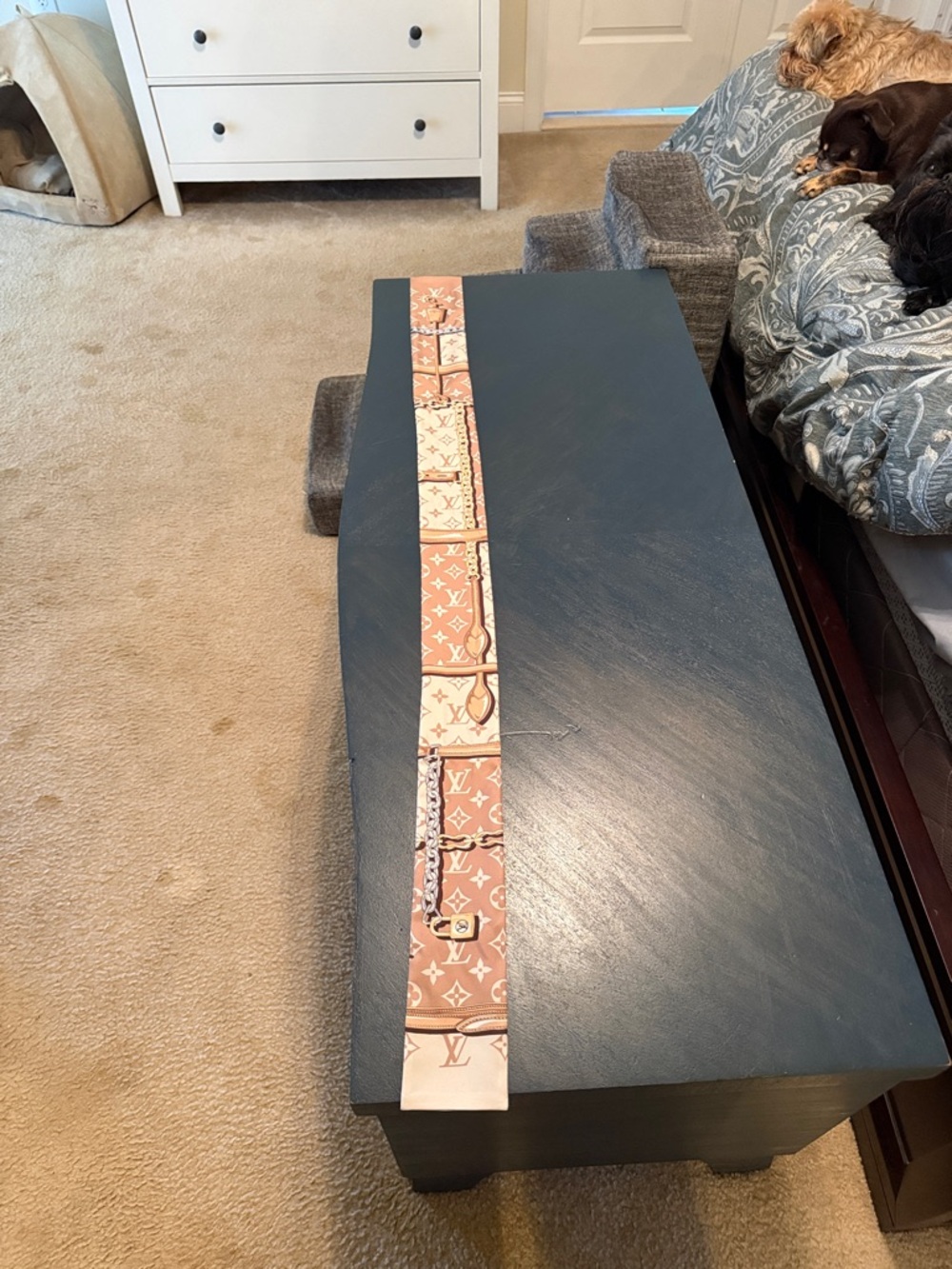 Authentic Louis Vuitton Monogram Confidential Bandeau. Dune.